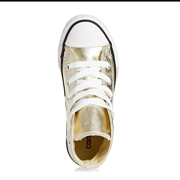 Converse Shoes Converse Gold Infant Shoes Size 8 Poshmark